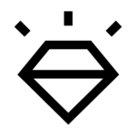 diamond_shine_1000dp_000000_FILL0_wght400_GRAD0_opsz48