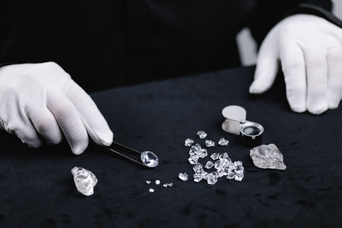 diamond quality control detail — Tailor Diamonds craftsmanship