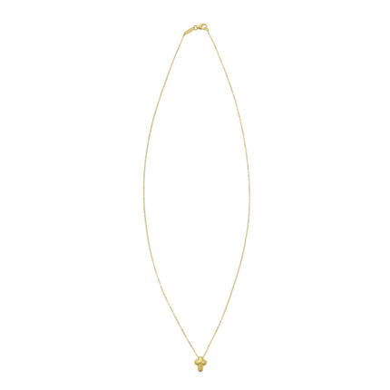 Mini Puff Cross Necklace gallery image 1