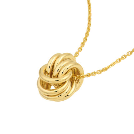 Stacked Gold Ring Necklace gallery image 1
