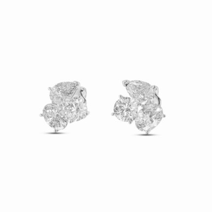 Mixed-Shape Lab Diamond Stud Earrings (2 ct. tw.) gallery image 1
