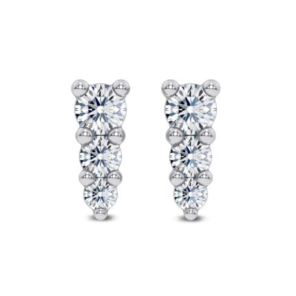 Icicle Drop Lab Diamond Earrings gallery image 1