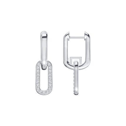 Ovara Sway Drop Lab Pavé Earrings gallery image 1