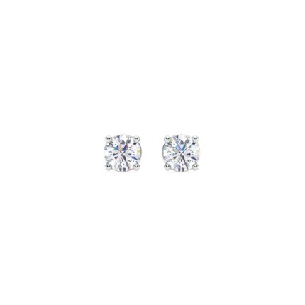 Lab Diamond Stud Screw-Back Earrings (1/2 ct. tw.) gallery image 1