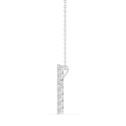 Unity Prong Diamond Cross Pendant gallery image 1