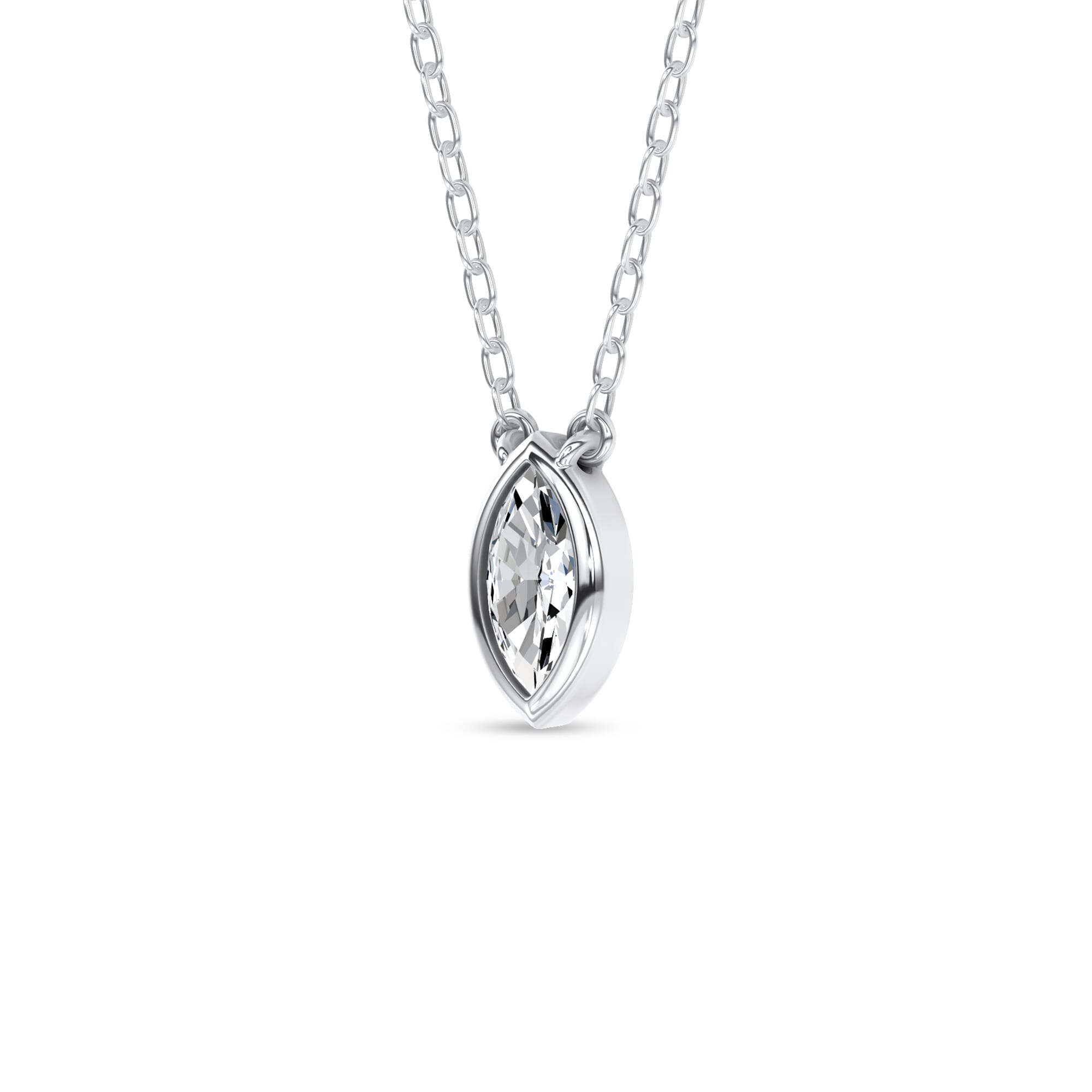 Maravina Bezel Lab Diamond Pendant by Christian Siriano (.20 ct.)