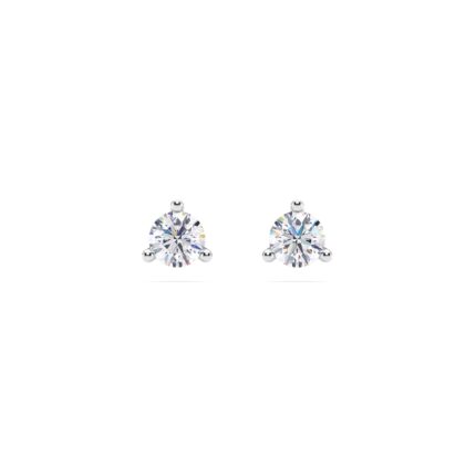 Three-Prong Lab Diamond Martini Earrings (1/2 ct. tw.) gallery image 1