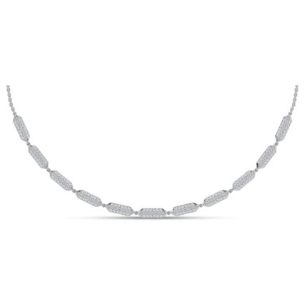 Corza Pavé Link Lab Diamond Necklace by Christian Siriano gallery image 1