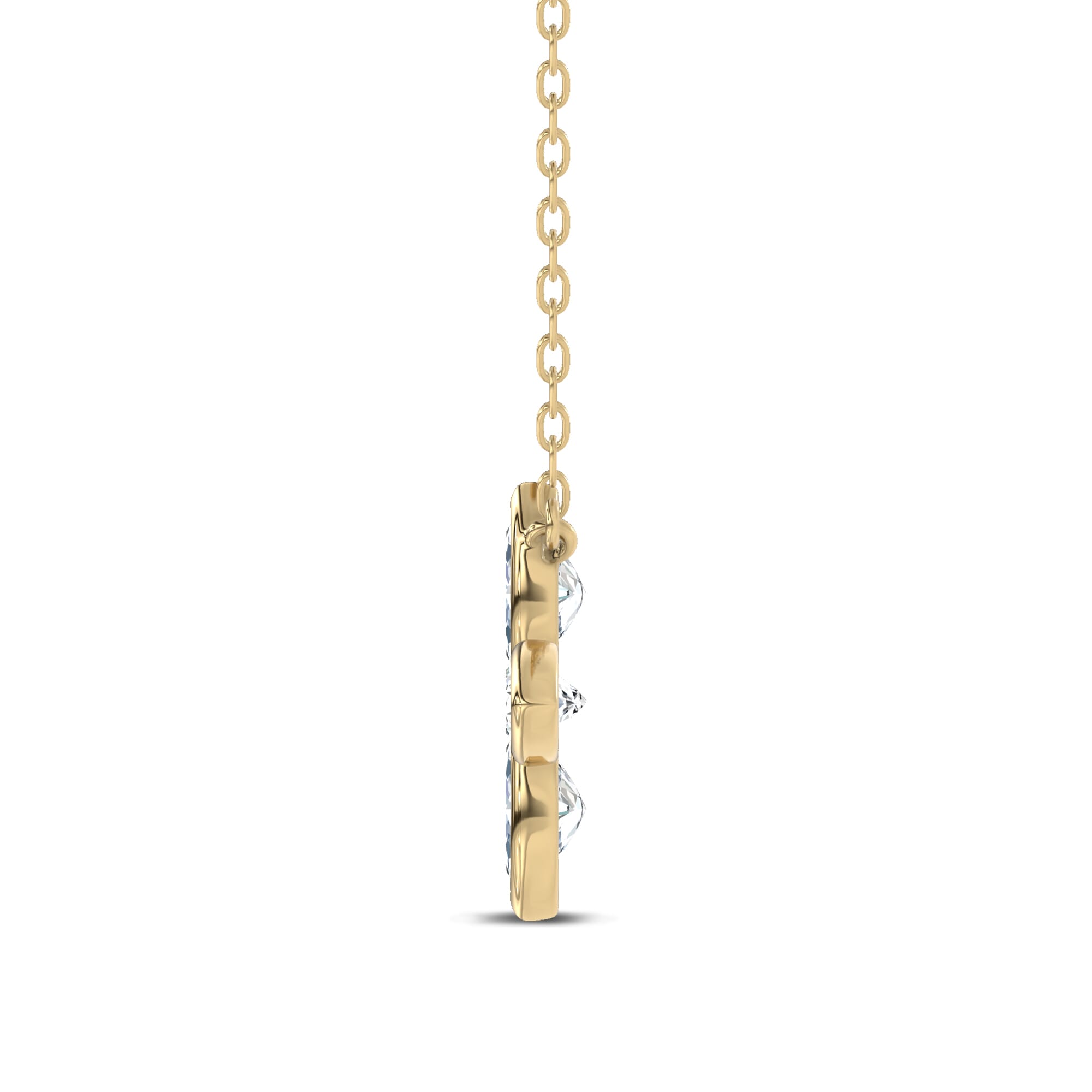 Maravina Rosette Lab Diamond Silver Pendant by Christian Siriano