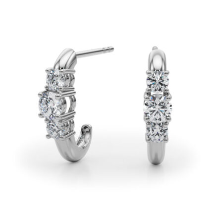 Trio Lab Diamond Earrings (1/2 ct. tw.) gallery image 1