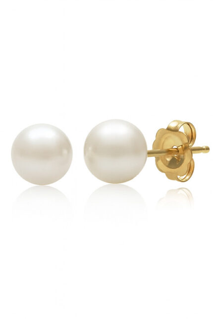 Freshwater Pearl Stud (8-9mm) gallery image 1