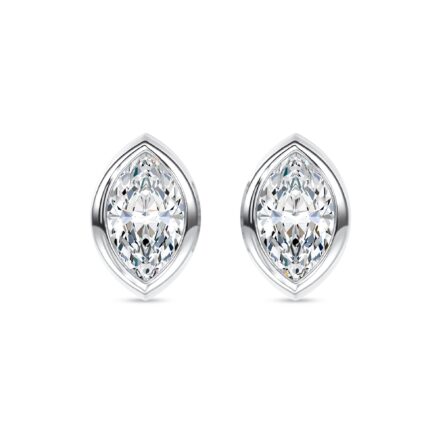 Maravina Marquise Bezel Lab Diamond Stud Earrings by Christian Siriano (.32 ct. tw.) gallery image 1