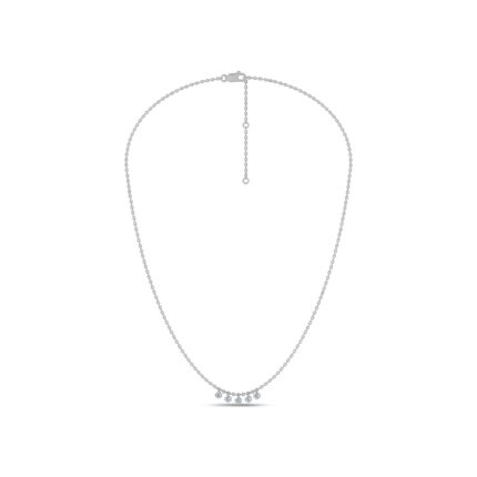 Floating Lab Diamond Multi Drop Necklace gallery image 1