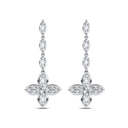 Maravina Rosette Lab Drop Earrings by Christian Siriano gallery image 1