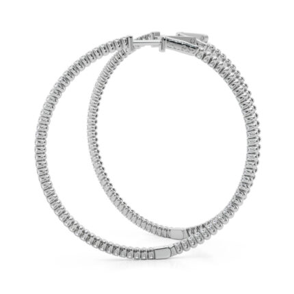 Classic Inside-Out Pavé Diamond Hoop Earrings  (1 1/2 ct. tw.) gallery image 1