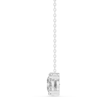 Toi et Moi Pear and Round Lab Diamond Necklace (1.50 ct. tw.) gallery image 1
