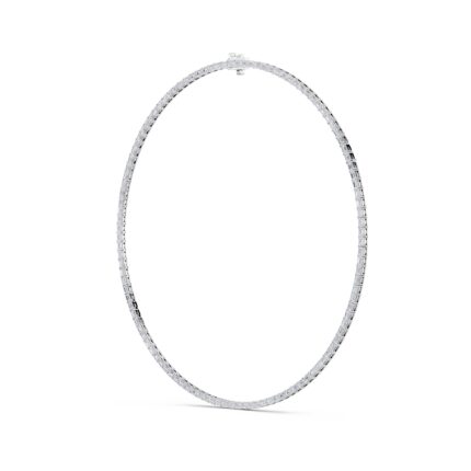 Adjustable Emerald-Cut Lab Diamond Eternity Necklace (29.00 ct. tw.) gallery image 1
