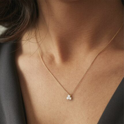 Trio Lab Diamond Necklace gallery image 1