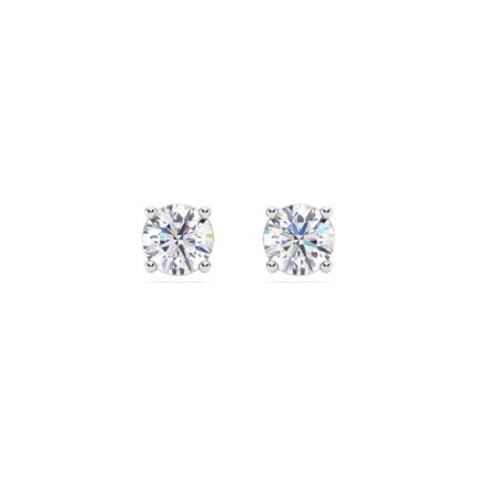 Lab Diamond Studs in Sterling Silver (1.00 ct. tw.) gallery image 1
