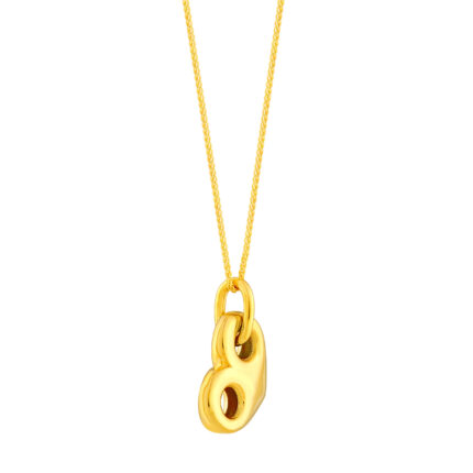Mariner Heart Gold Necklace gallery image 1