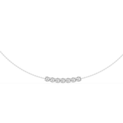 Unity Prong Diamond Bar Necklace (1.75 ct. tw.) gallery image 1